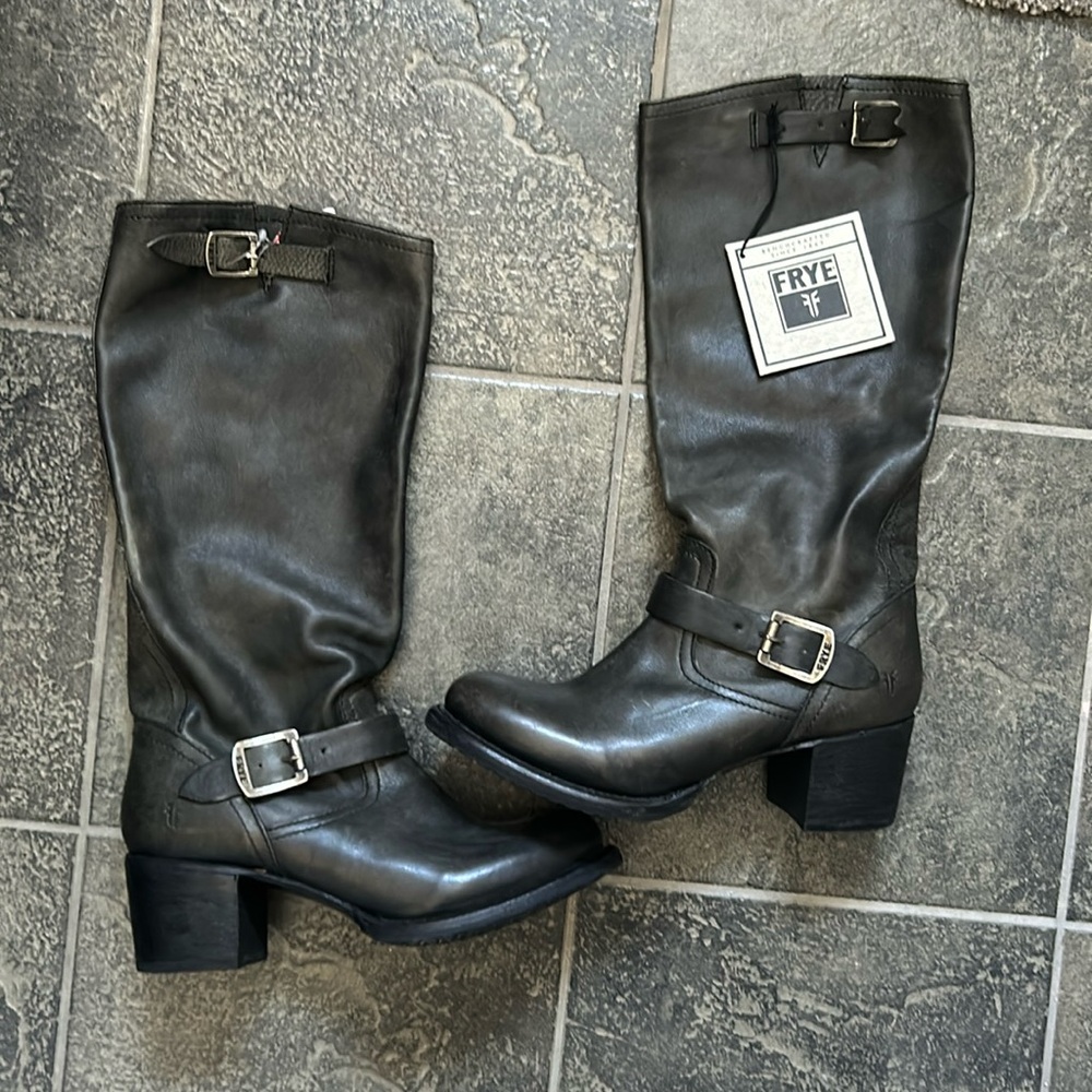 NWT Frye buckle boots